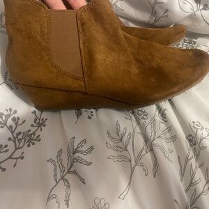 Brown Suede Ankle Boots